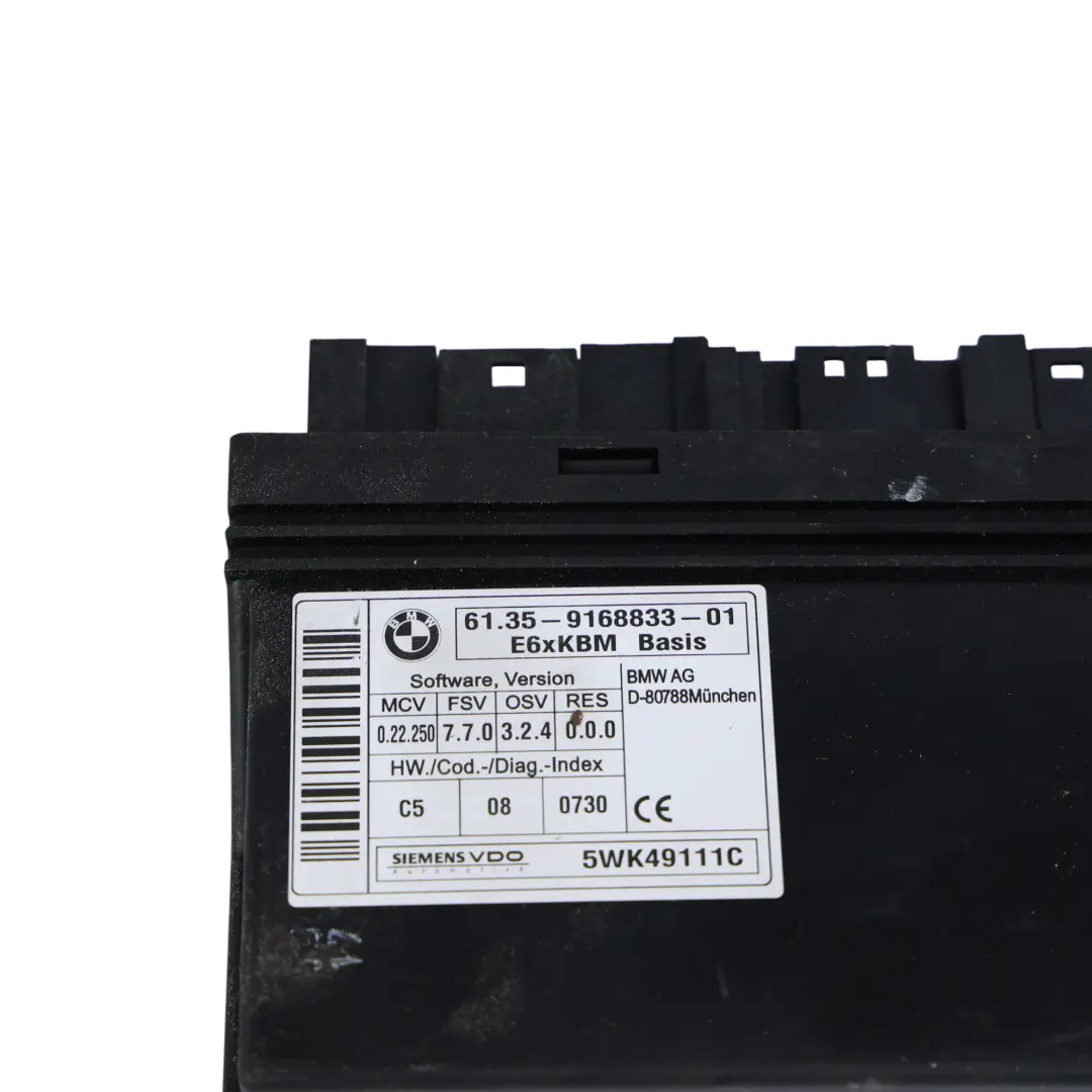 BMW E60 E61 LCI 523I N53 190 KM Sterowanik Silnika Kit DME Automat - SKU 7583332-7 - Numer Części 7583332