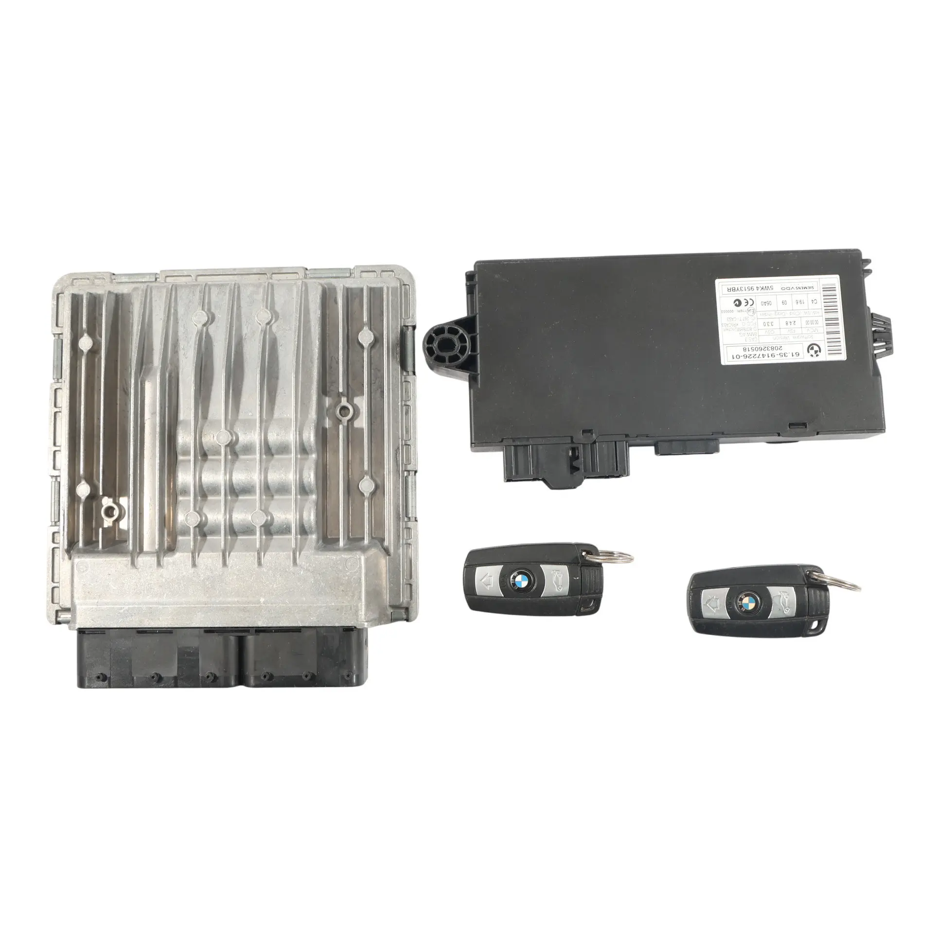 BMW E82 125i N52N 218HP Kit ECU DME 7594483 CAS3 + Chiave Manuale