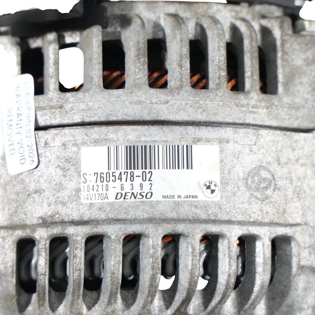 BMW Z4 F20 F30 E89 Benzyna Alternator Generator 170A - SKU 7605478-1 - Numer Części 7605478