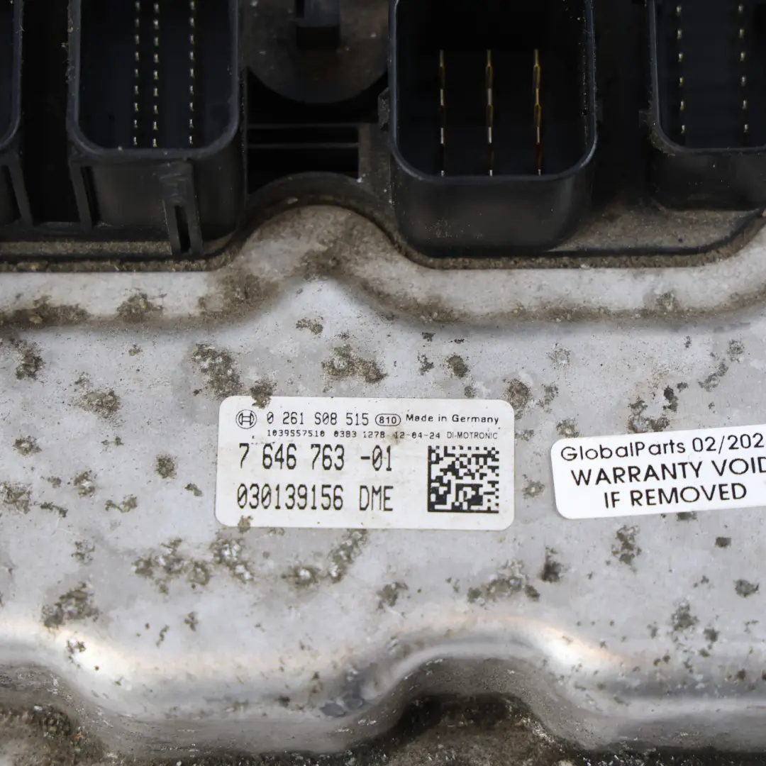 BMW F10 F11 F20 F30 320i N20 184HP Engine Control ECU DME Automatic - SKU 7646763-2 - Part number 7646763