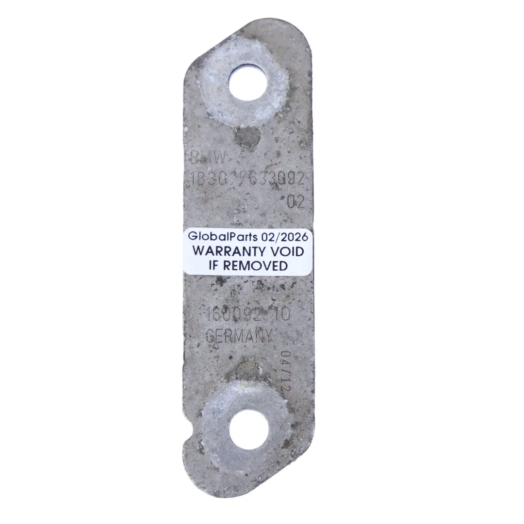 Exhaust Pipe Holder Bracket Mount Support to BMW F20 F21 F30 F31 F32 F33 with Part number 7633092 BMW F20 F21 F30 F31 F32 F33 Exhaust Pipe Holder Bracket Mount Support - SKU 7633092 - Part number 7633092