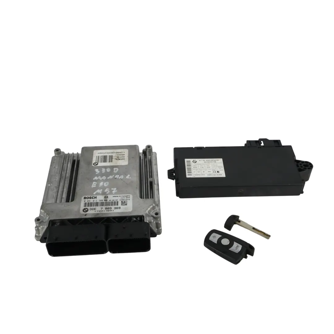 M57N2 231HP Engine Control ECU KIT DDE Manual to BMW E60 E90 330d 530d with Part number 7803369 BMW E60 E90 330d 530d M57N2 231HP Engine Control ECU KIT DDE Manual - SKU 7803369-2 - Part number 7803369