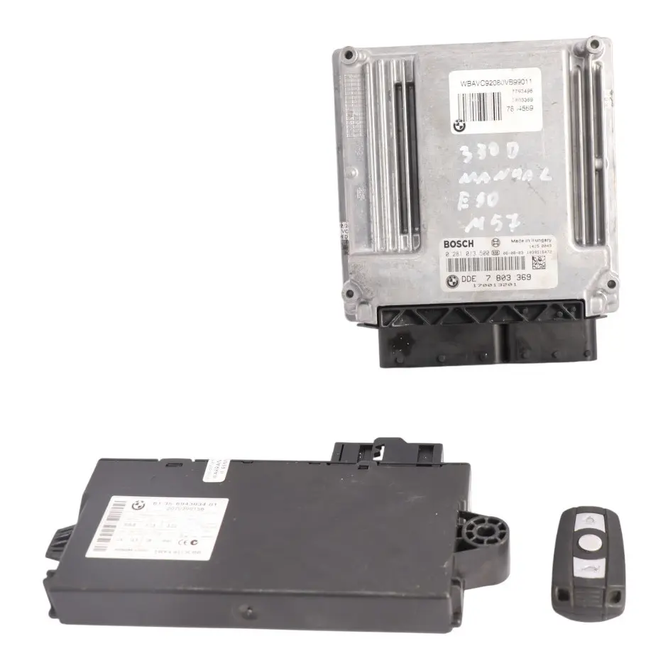 BMW E60 E90 330d 530d M57N2 Sterownik Silnika Zestaw DDE Manual - SKU 7803369-2 - Numer Części 7803369