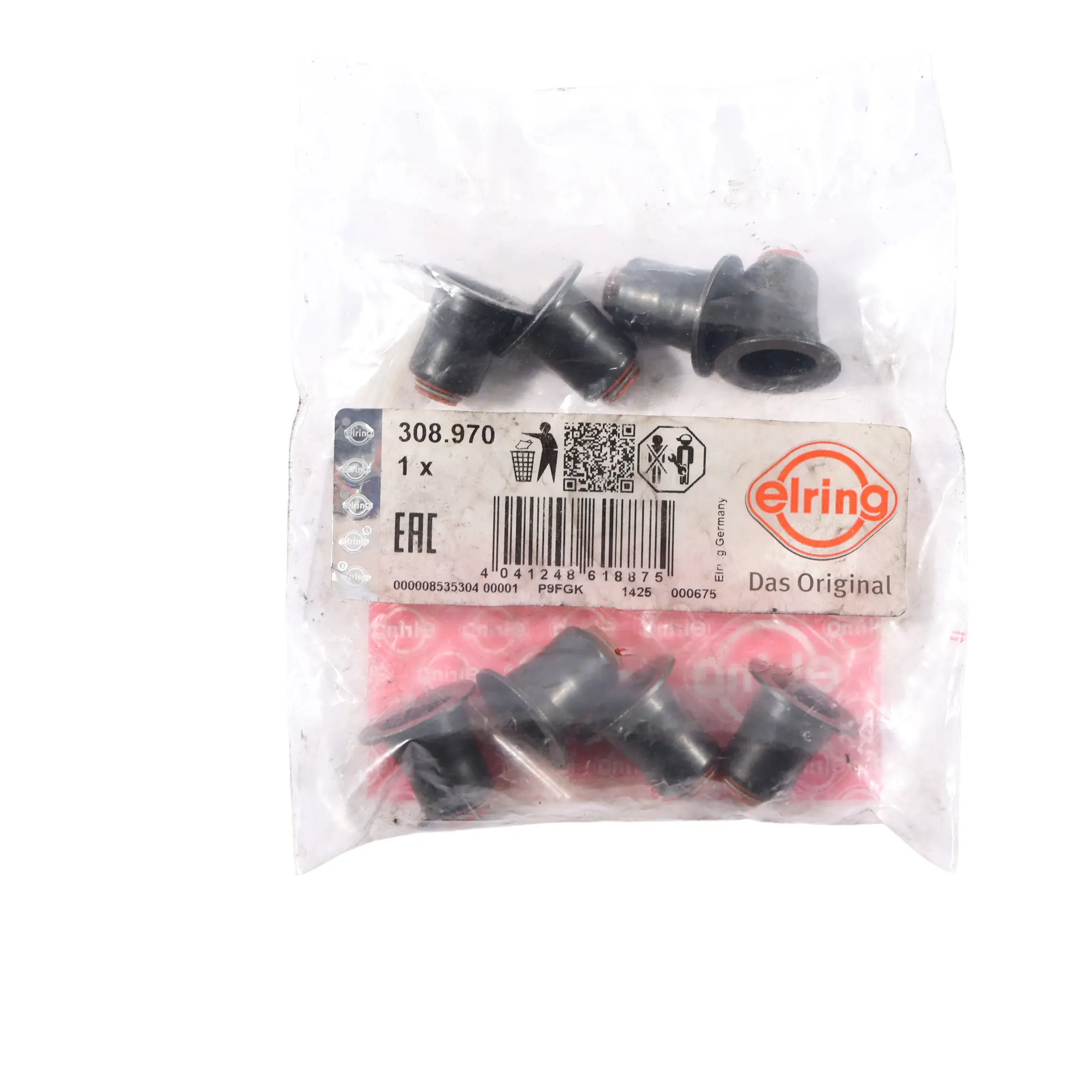 BMW E60 E61 LCI F10 F11 F20 F21 F30 F31 Valve Stem Seal Ring Set x8 7807347