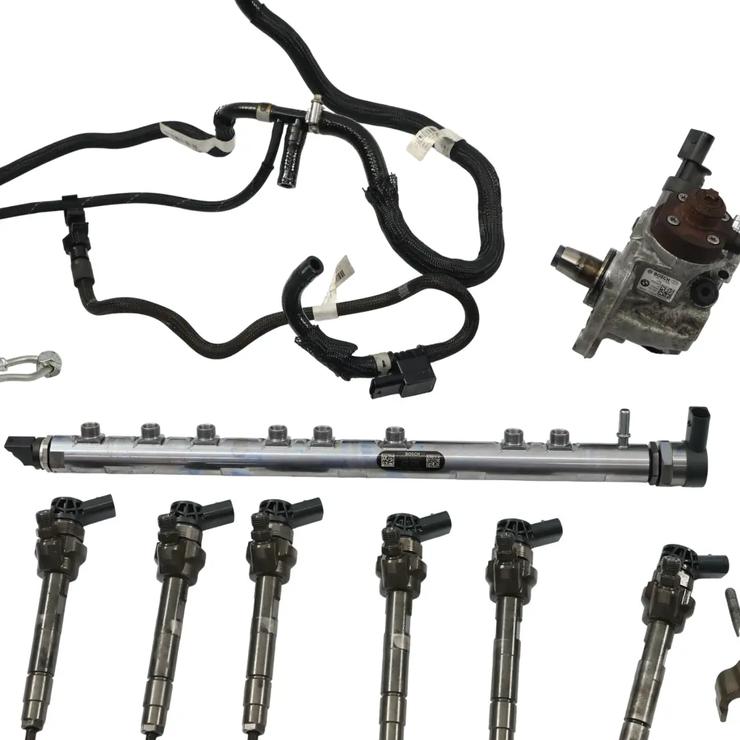 30dX N57N Set Injector Fuel Pump Injection System Pipes Hoses to BMW X5 F15 X6 F16 with Part number 7810702 BMW X5 F15 X6 F16 30dX N57N Set Injector Fuel Pump Injection System Pipes Hoses - SKU 7810702-9 - Part number 7810702