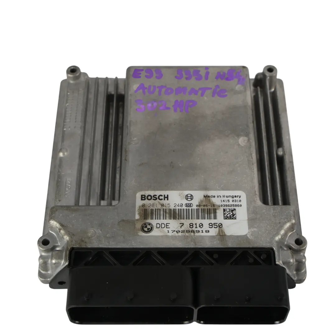 M57N2 231HP Engine ECU KIT DDE CAS3 Key Manual to BMW E90 330d with Part number 7810950 BMW E90 330d M57N2 231HP Engine ECU KIT DDE CAS3 Key Manual - SKU 7810950-6 - Part number 7810950