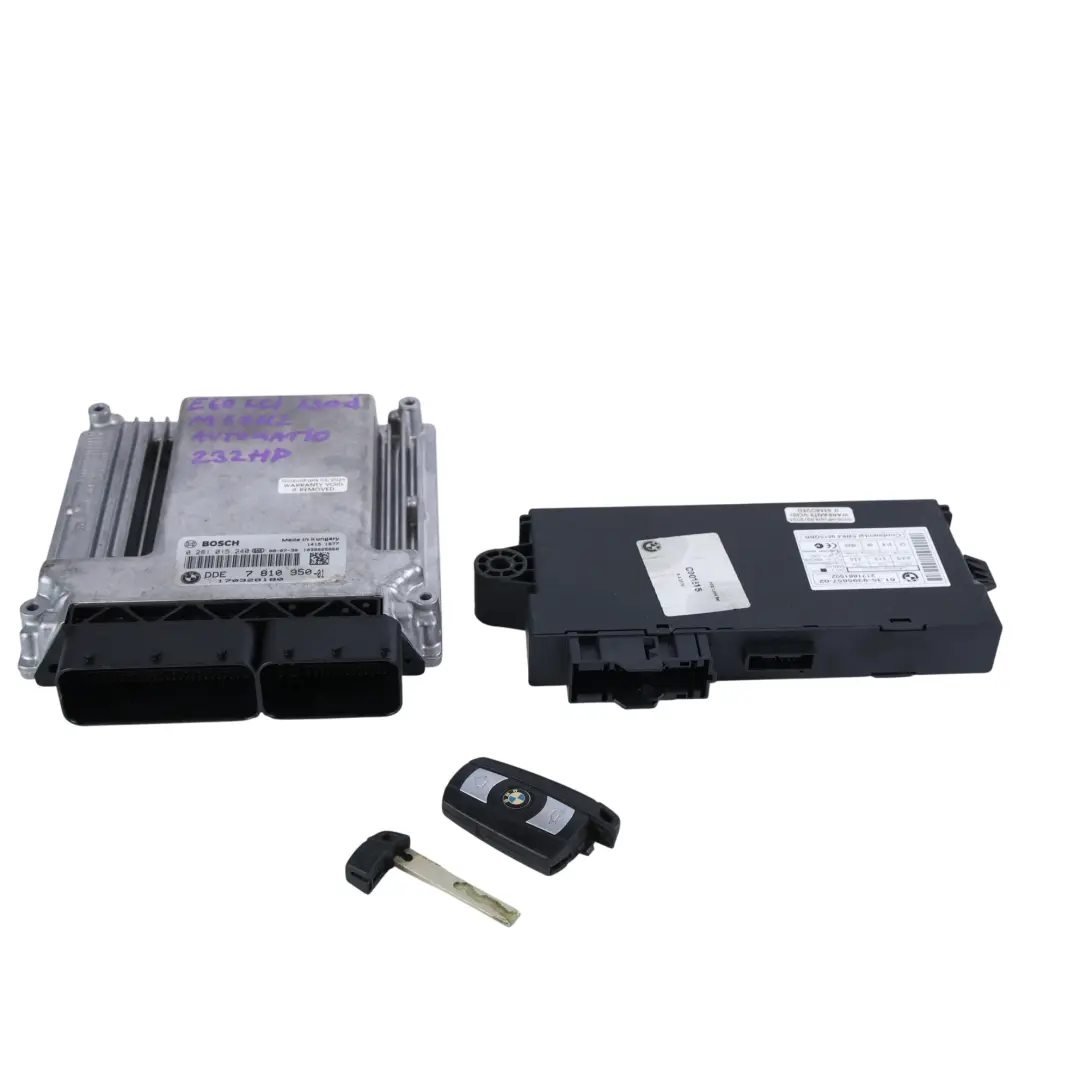 M57N2 232HP Kit Centralina Motore DDE Automatico per BMW E60 E61 LCI 530D con numero di parte 7810950 BMW E60 E61 LCI 530D M57N2 232HP Kit Centralina Motore DDE Automatico - SKU 7810950-8 - Numero di parte 7810950