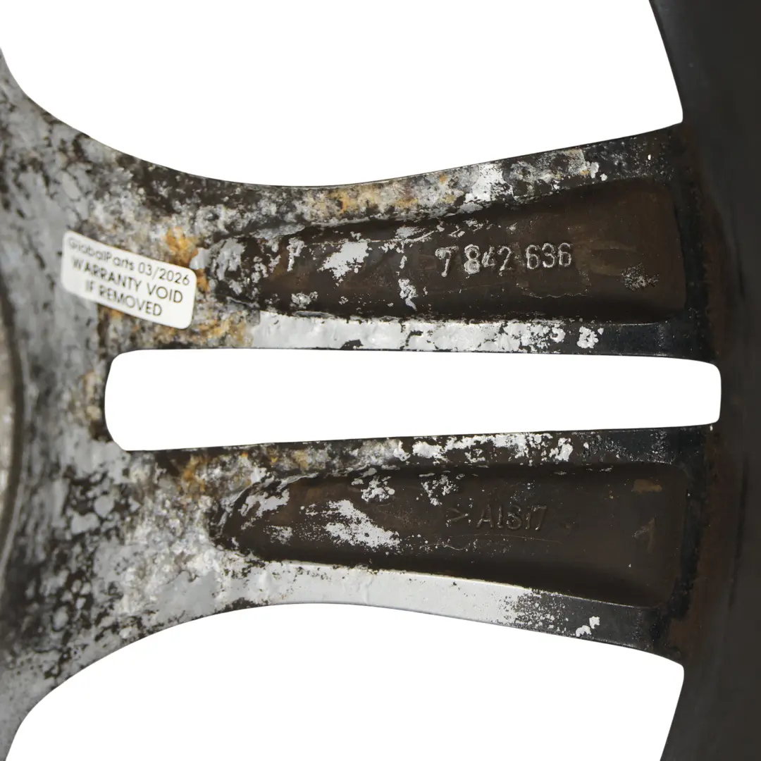 BMW X1 E84 Szara Felga Aluminiowa 18" 8J ET:30 M Double Spoke 355 - SKU 7842636-8 - Numer Części 7842636