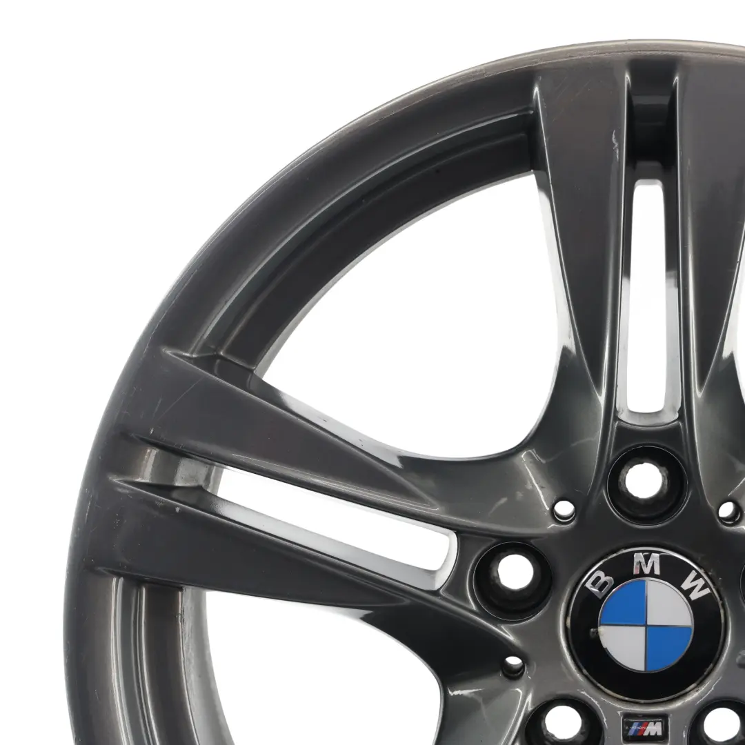 BMW X1 E84 Hinterrad Grau Felge 18" M Doppelspeiche 355 9J ET:41 - SKU 7842637-10 - Teilenummer 7842637