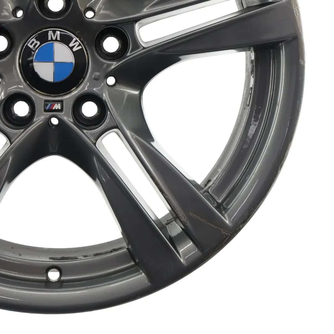 BMW X1 E84 Hinterrad Grau Felge 18" M Doppelspeiche 355 9J ET:41 - SKU 7842637-10 - Teilenummer 7842637