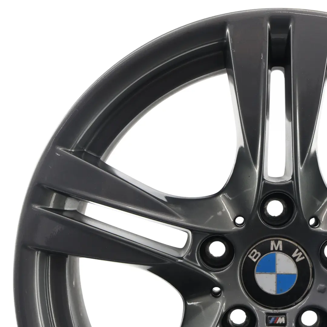 Gris Trasera Llanta Aleación 18" 9J ET:41 M Doble Radio 355 para BMW X1 E84 con número de pieza 7842637 BMW X1 E84 Gris Trasera Llanta Aleación 18" 9J ET:41 M Doble Radio 355 - SKU 7842637-9 - Número de pieza 7842637