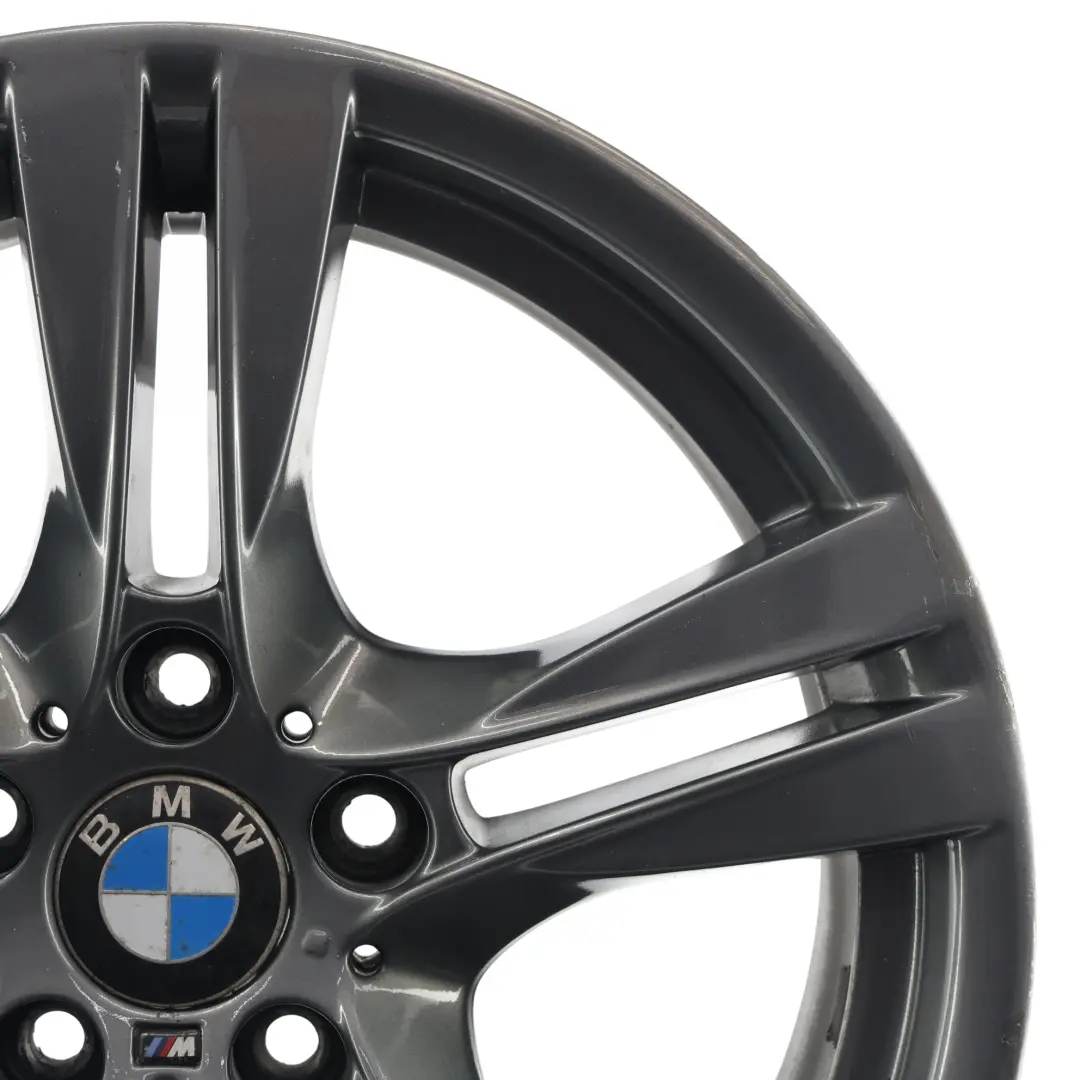 Hinterrad Grau Felge 18" 9J ET:41 M Doppelspeiche 355 für BMW X1 E84 mit Teilenummer 7842637 BMW X1 E84 Hinterrad Grau Felge 18" 9J ET:41 M Doppelspeiche 355 - SKU 7842637-9 - Teilenummer 7842637