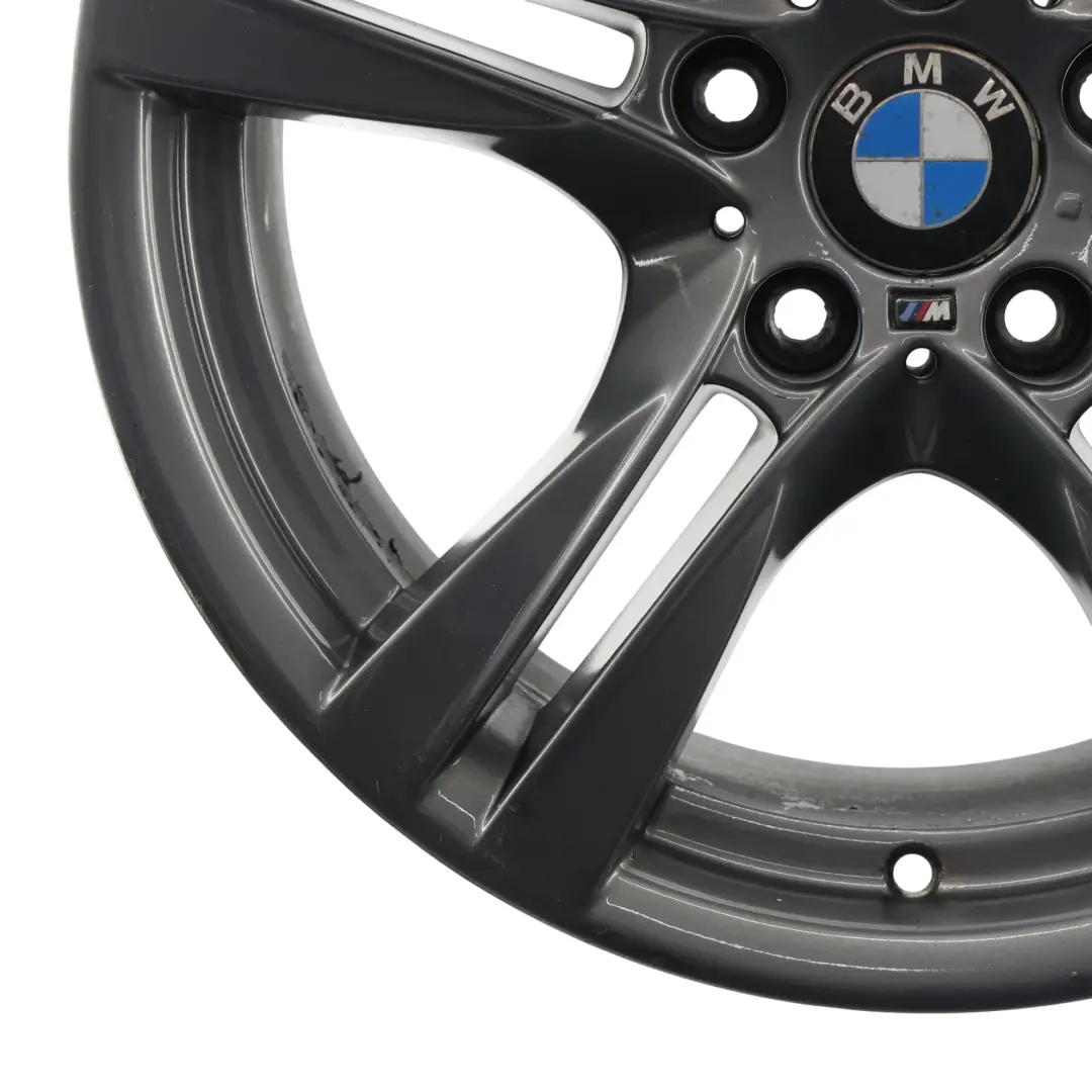 BMW X1 E84 Rear Grey Wheel Alloy Rim 18" 9J ET:41 M Double Spoke 355 - SKU 7842637-9 - Part number 7842637