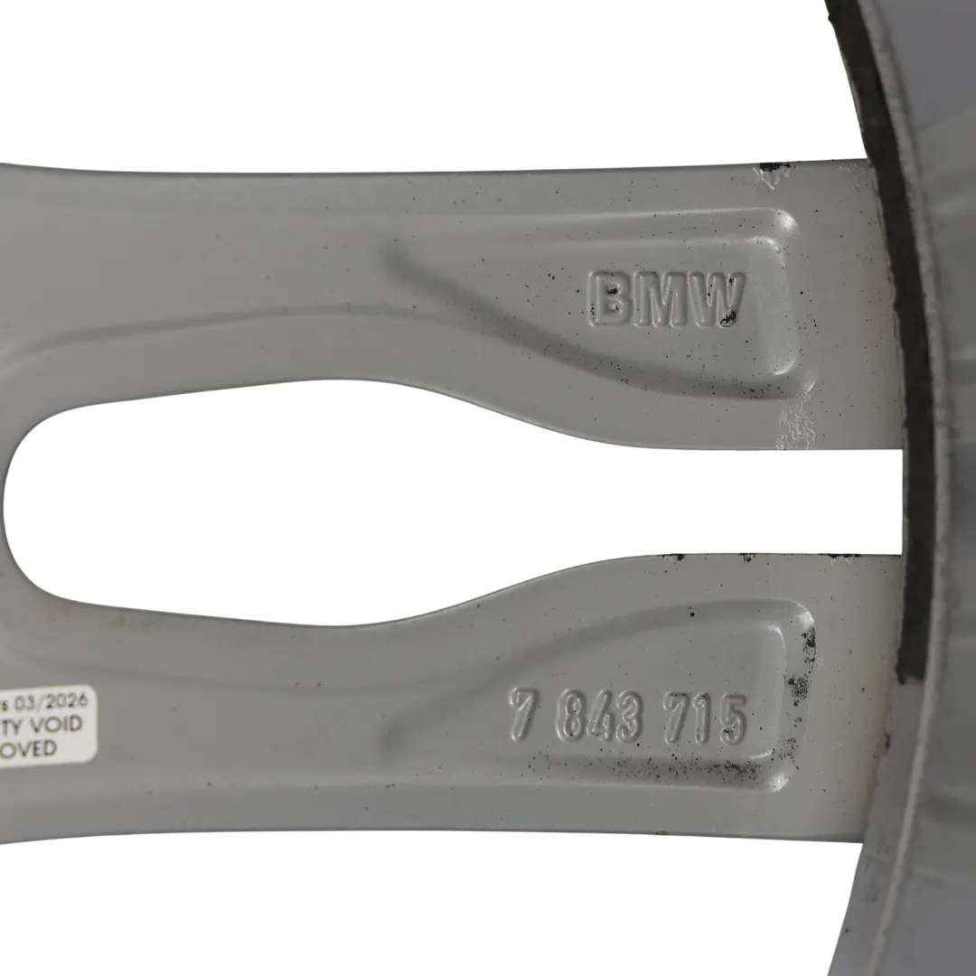 BMW F06 Silber Vorderrad Felge 20" ET:33 8.5J M Doppelspeiche 373 - SKU 7843715-2 - Teilenummer 7843715