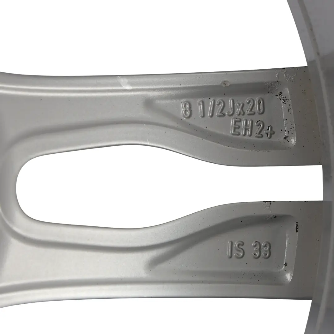 Front Wheel Alloy Rim 20" ET:33 8.5J M Double Spoke 373 to BMW F06 Silver with Part number 7843715 BMW F06 Silver Front Wheel Alloy Rim 20" ET:33 8.5J M Double Spoke 373 - SKU 7843715-2 - Part number 7843715