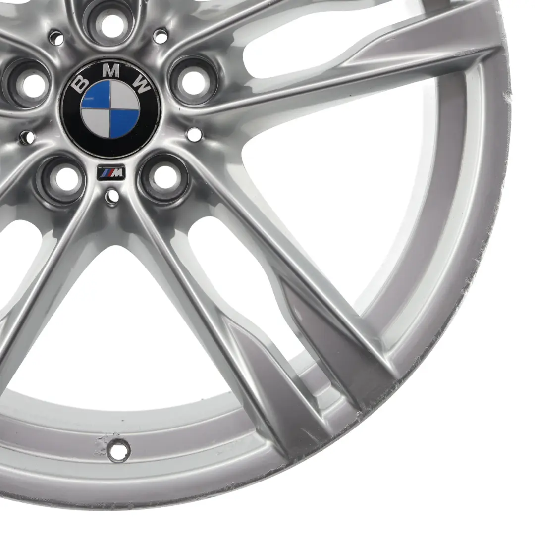 Silber Vorderrad Felge 20" ET:33 8.5J M Doppelspeiche 373 für BMW F06 mit Teilenummer 7843715 BMW F06 Silber Vorderrad Felge 20" ET:33 8.5J M Doppelspeiche 373 - SKU 7843715-2 - Teilenummer 7843715