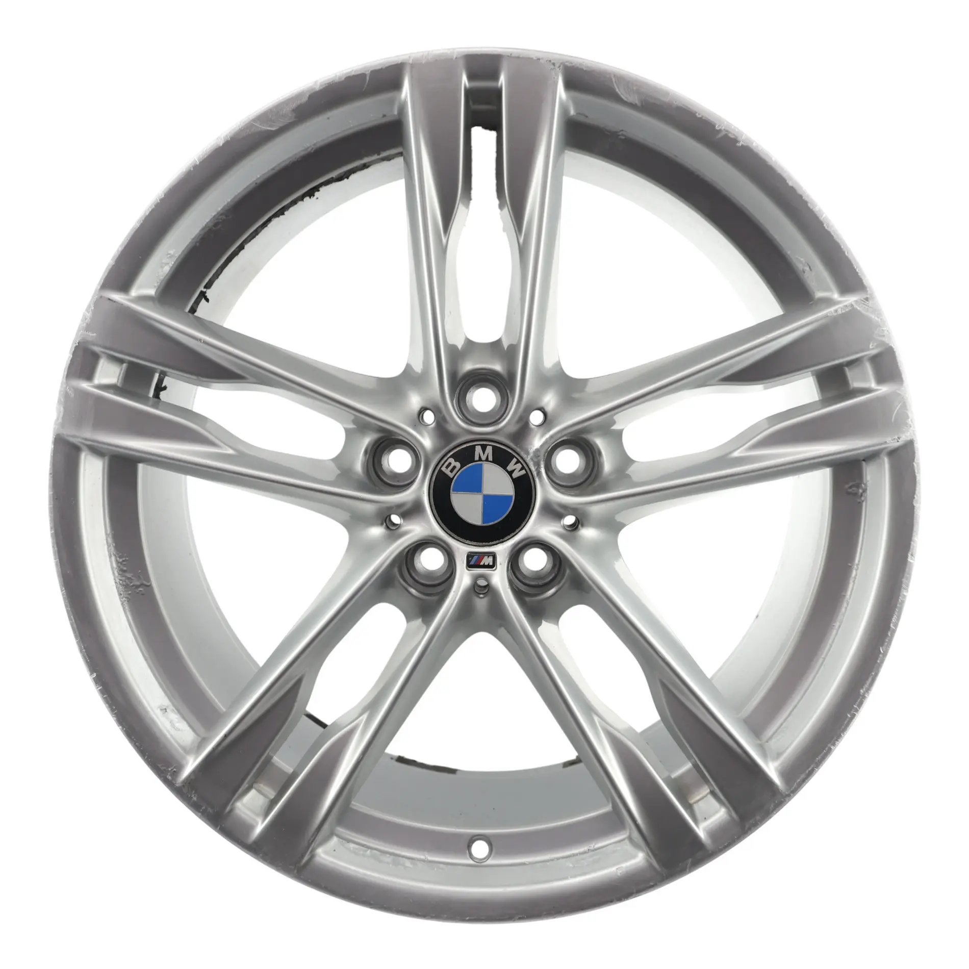 BMW F06 F12 Plata llanta trasera aleación 20 "ET:44 9J M doble radio 373 7843716