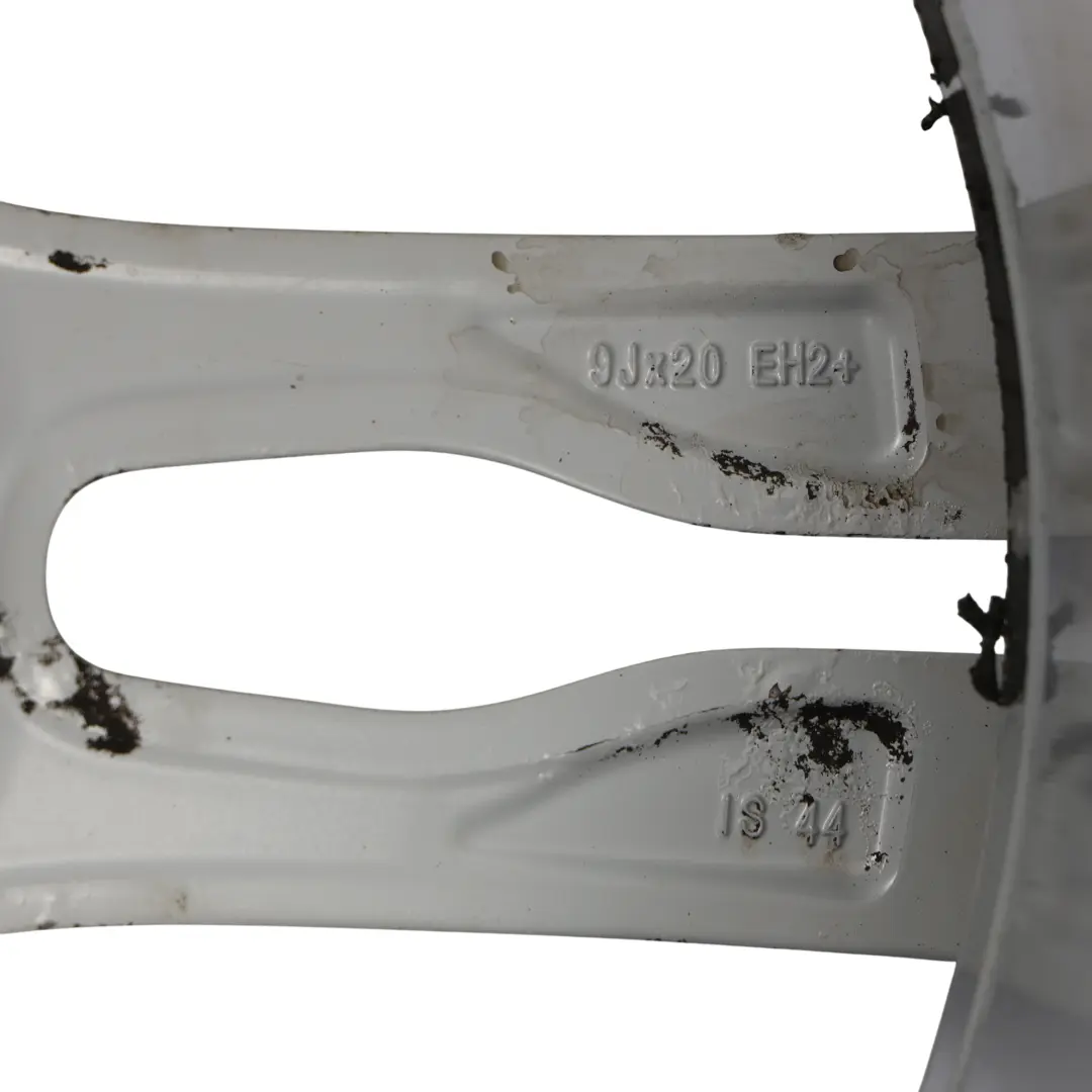 BMW F12 Srebrna Felga Aluminiowa 20" ET:44 9J M Double Spoke 373 - SKU 7843716-3 - Numer Części 7843716