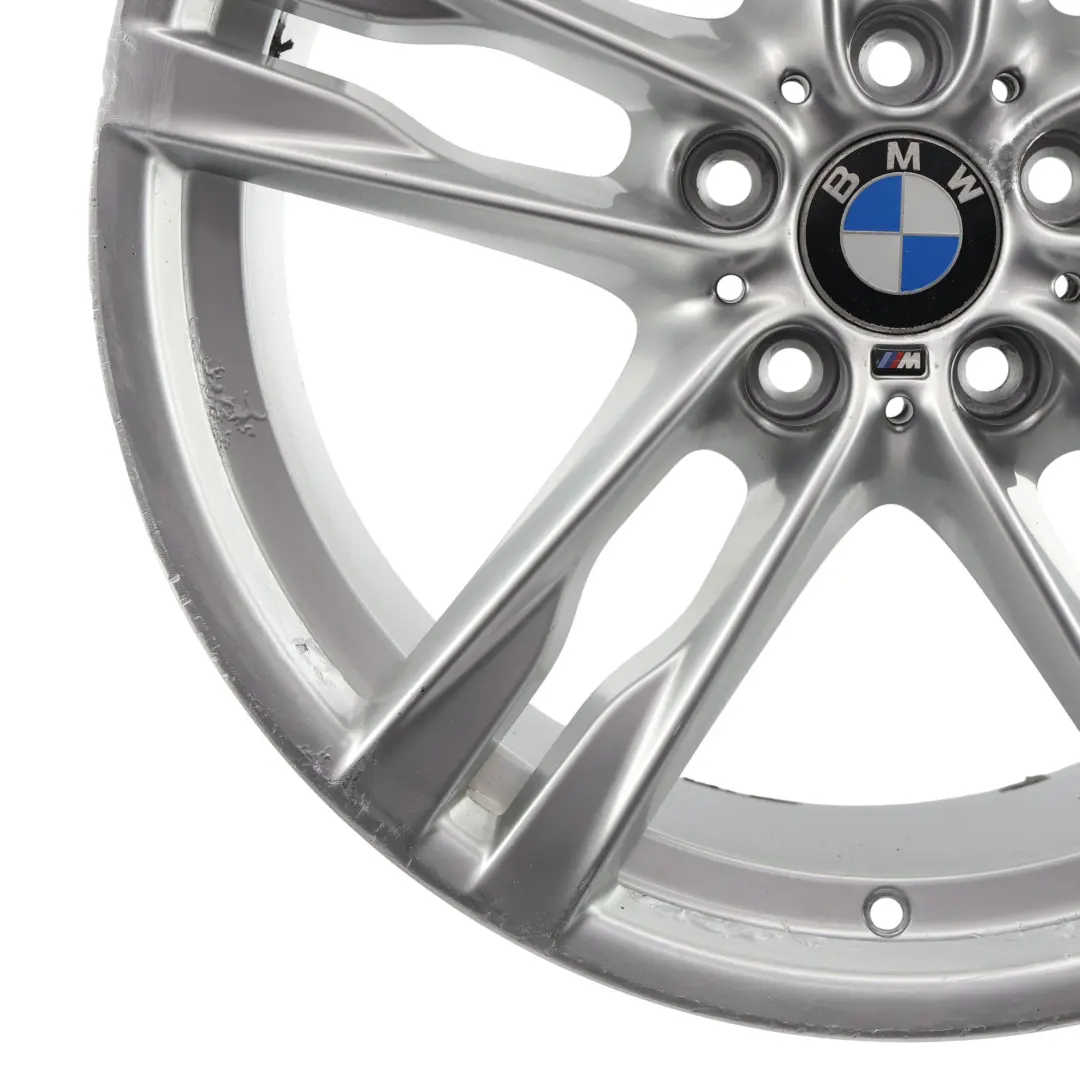 BMW F06 F12 Silber Hinter rad Felge 20" ET:44 9J M Doppel speiche 373 - SKU 7843716-3 - Teilenummer 7843716