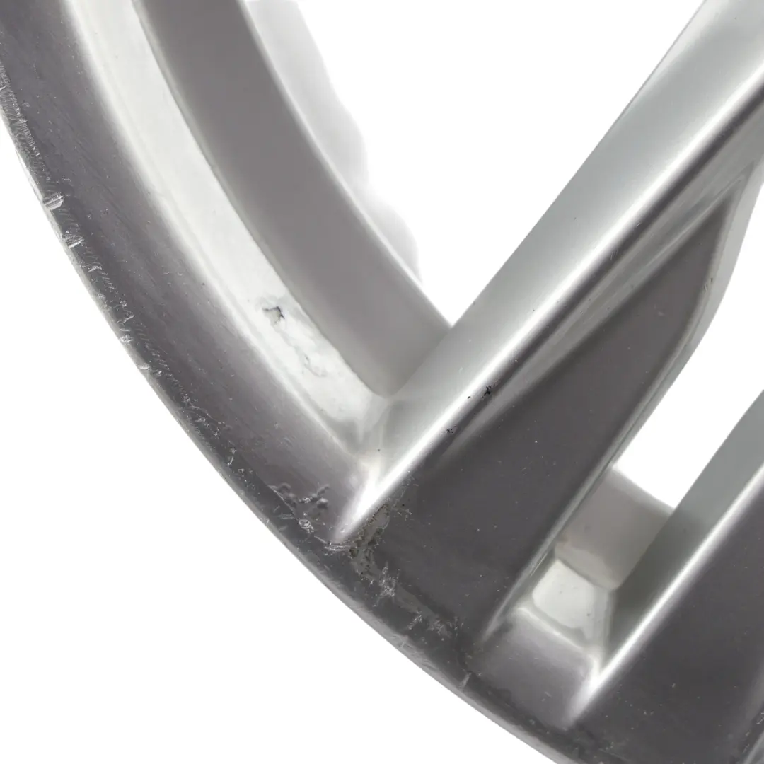 BMW F12 Srebrna Felga Aluminiowa 20" ET:44 9J M Double Spoke 373 - SKU 7843716-3 - Numer Części 7843716
