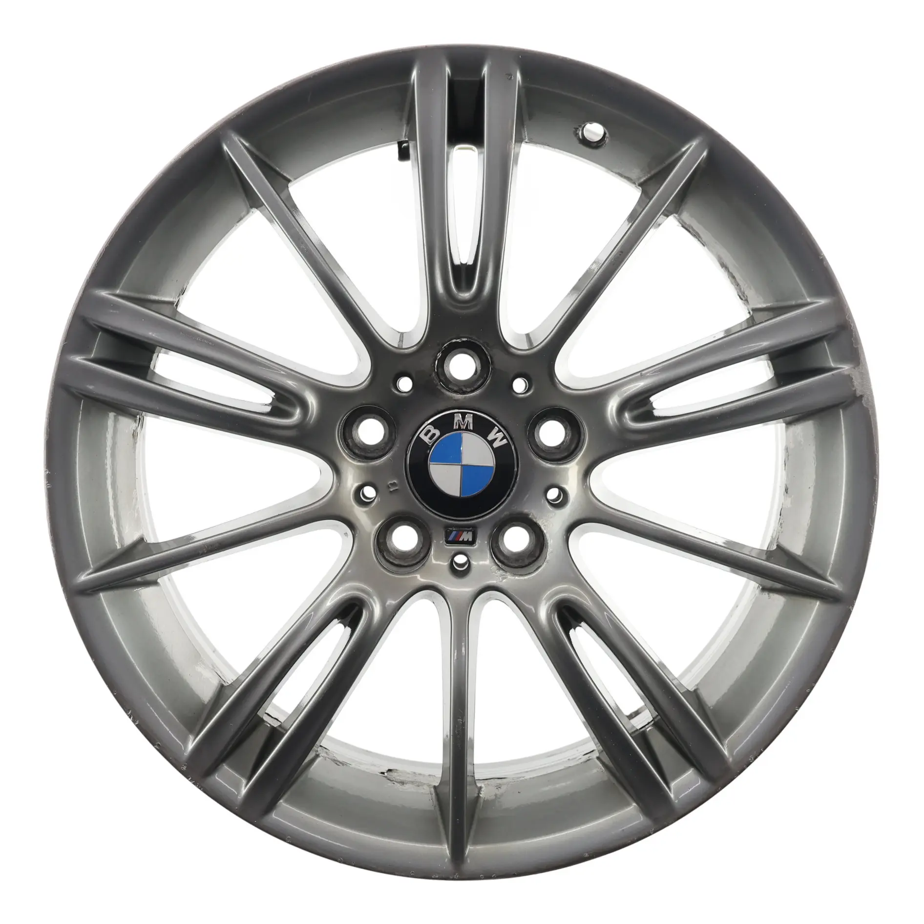 BMW E90 E91 Ferricgrey Jante Roue Avant Alliage 18" ET:34 8J M Spider Spoke 193