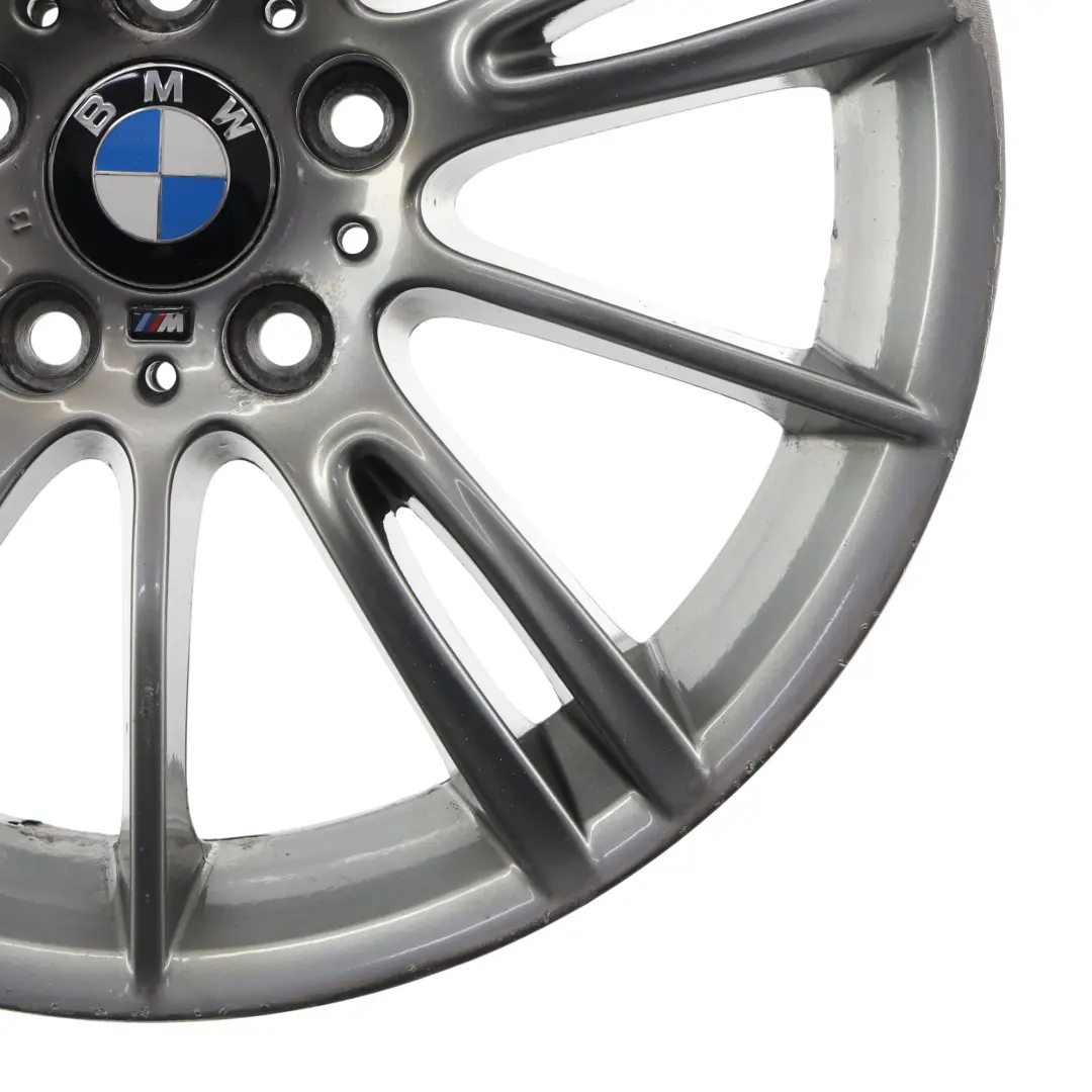 Ferricgrey Leichtmetallfelge vorne 18" ET:34 8J M Spider Speiche 193 für BMW E90 E91 mit Teilenummer 7843839 BMW E90 E91 Ferricgrey Leichtmetallfelge vorne 18" ET:34 8J M Spider Speiche 193 - SKU 7843839-2 - Teilenummer 7843839