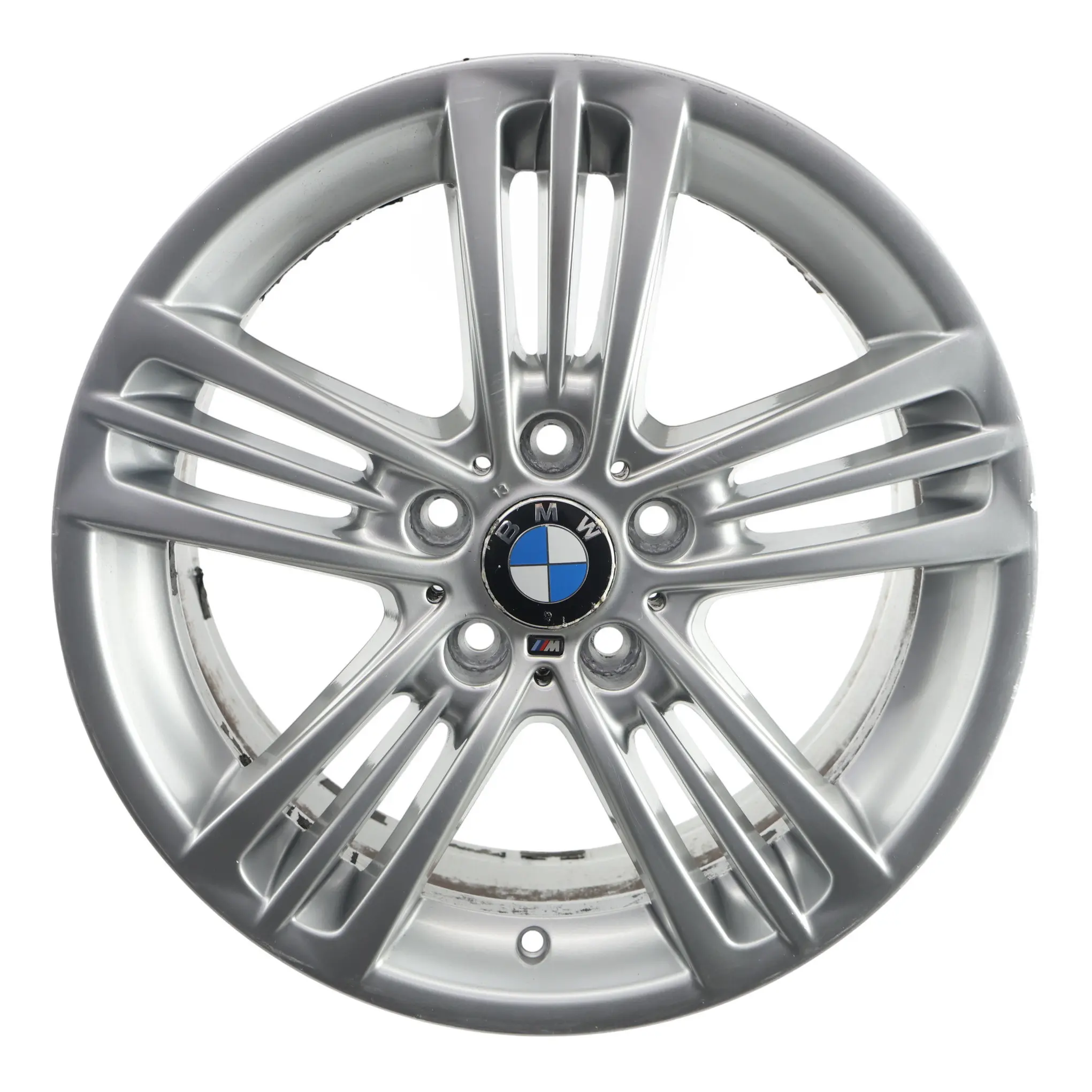 BMW X3 F25 X4 F26 Srebrna Felga Aluminiowa 18" M Star Spoke 8J ET43 7844249