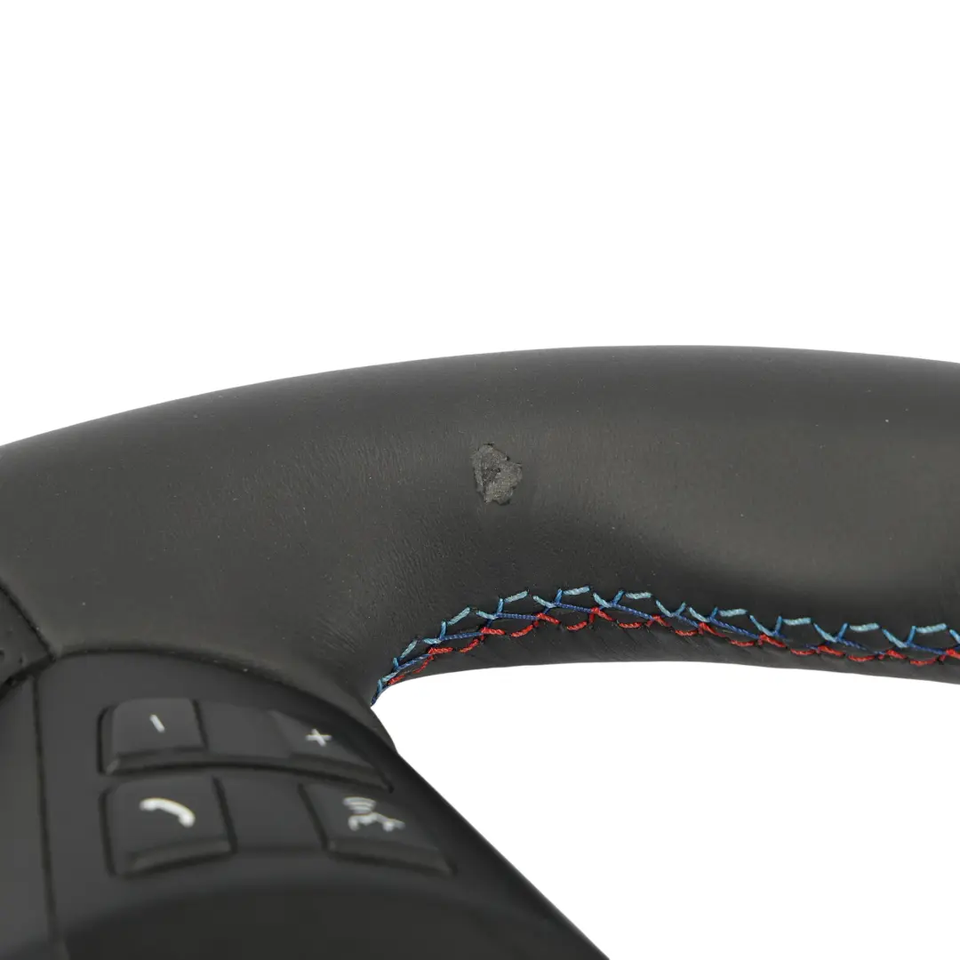 BMW X5 E70 NEW M Sport Black Leather Steering Wheel Black Threads Multifunction - SKU 7844566-5 - Part number 7844566