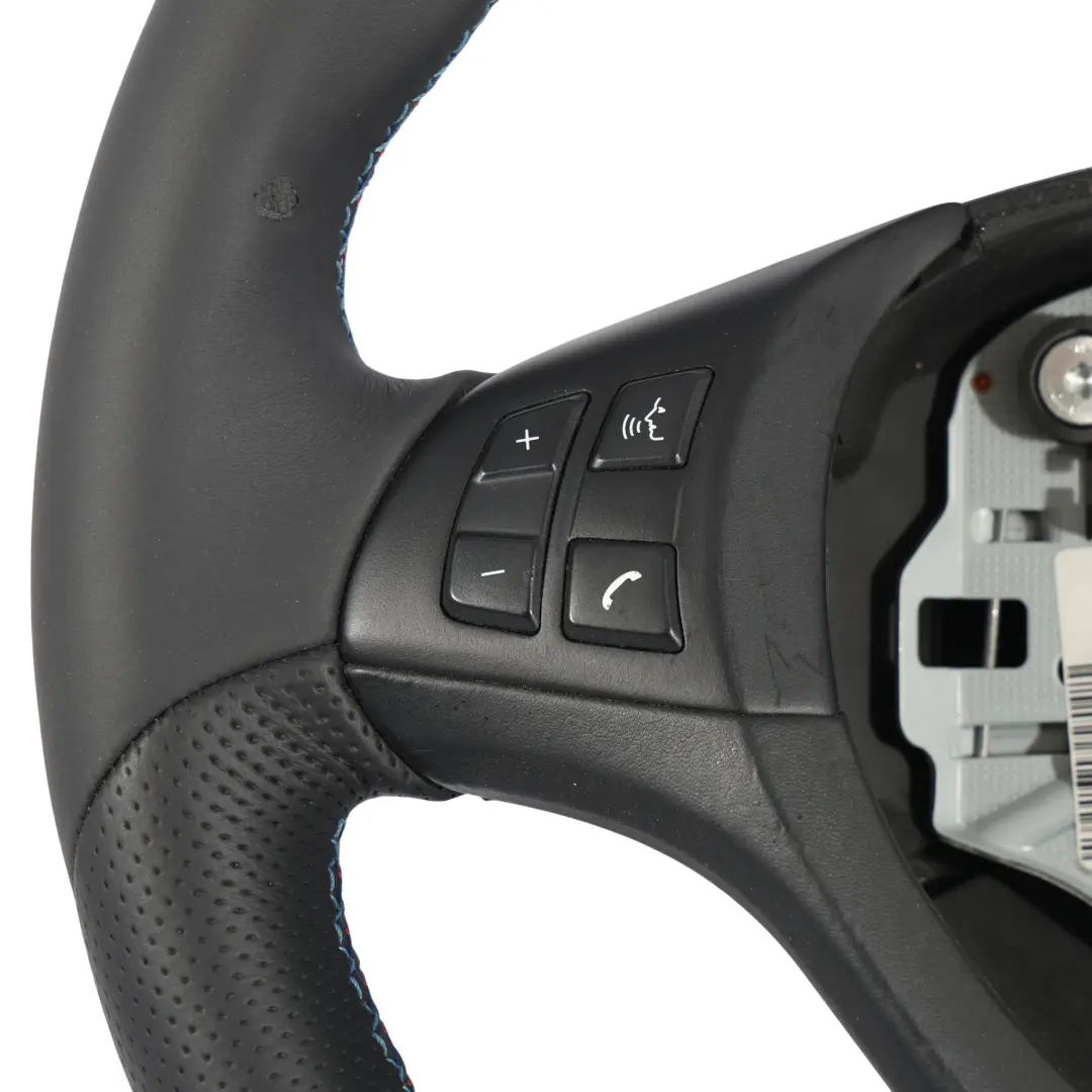 BMW X5 E70 NEW M Sport Black Leather Steering Wheel Black Threads Multifunction - SKU 7844566-5 - Part number 7844566