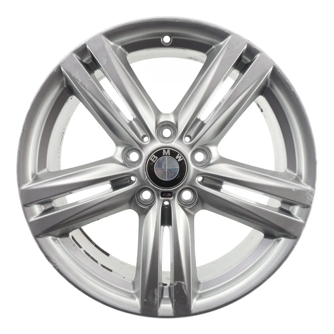 Srebrna Felga Aluminiowa 18" 8J ET:52 M Star Spoke 386 do BMW F20 F21 o numerze 7845853 BMW F20 F21 Srebrna Felga Aluminiowa 18" 8J ET:52 M Star Spoke 386 - SKU 7845853-10 - Numer Części 7845853