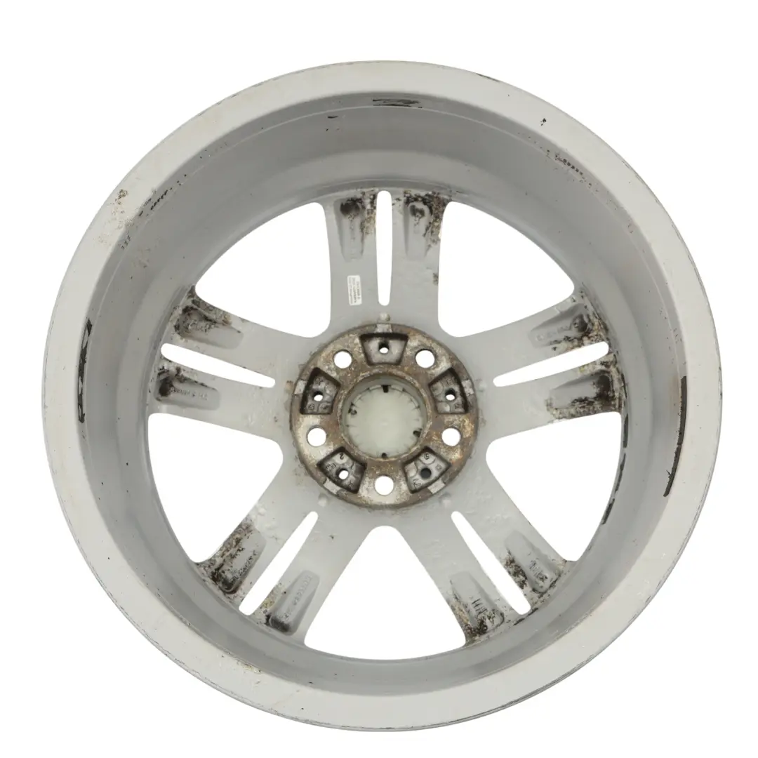 BMW F20 F21 Rear Silver Alloy Wheel Rim 18" 8J ET:52 M Star Spoke 386 - SKU 7845853-10 - Part number 7845853