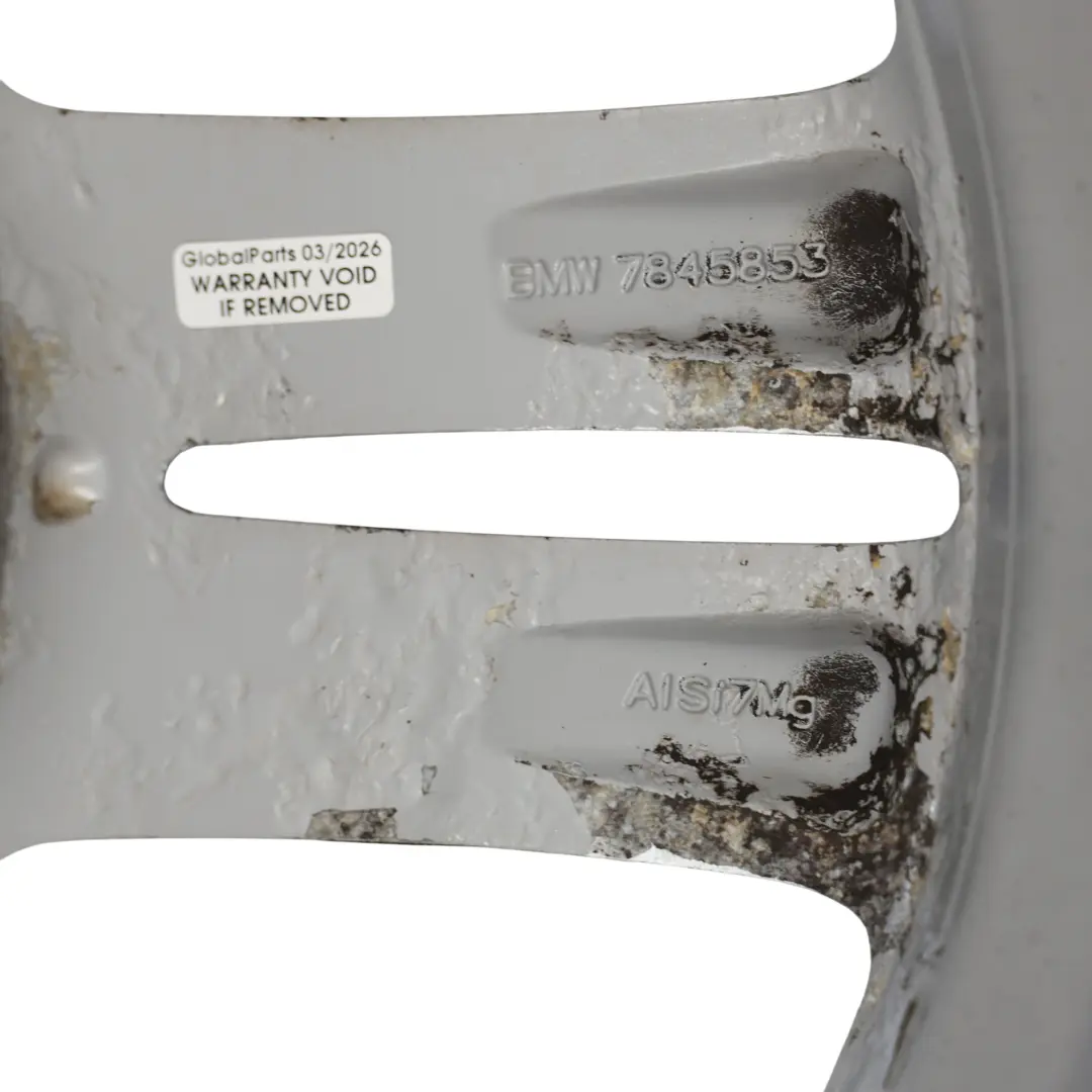 Alloy Wheel Rim 18" 8J ET:52 M Star Spoke 386 to BMW F20 F21 Rear Silver with Part number 7845853 BMW F20 F21 Rear Silver Alloy Wheel Rim 18" 8J ET:52 M Star Spoke 386 - SKU 7845853-10 - Part number 7845853