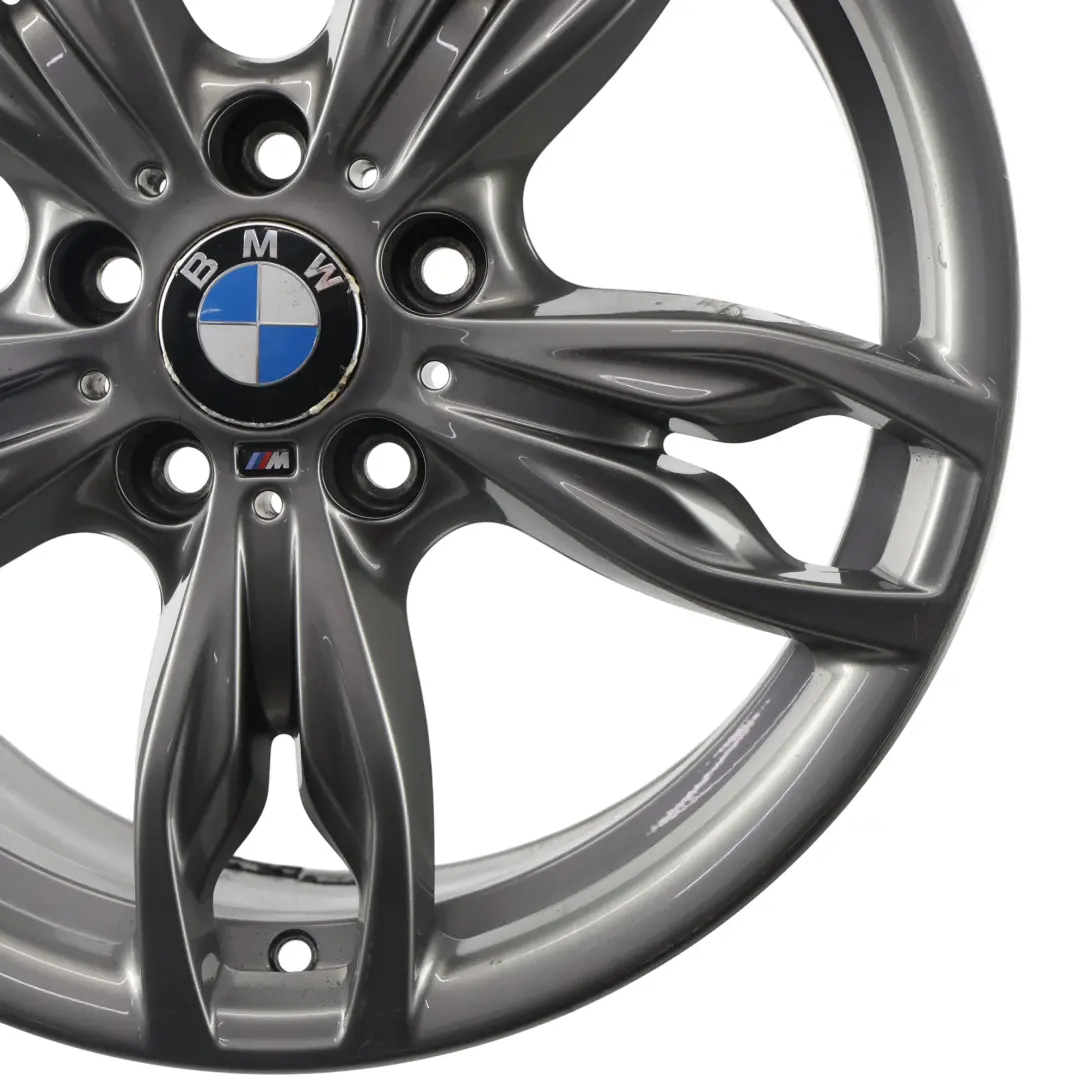 BMW F20 Cerchio lega anteriore grigio ferrico 18" M doppie razze 7,5J - SKU 7845870-3 - Numero di parte 7845870