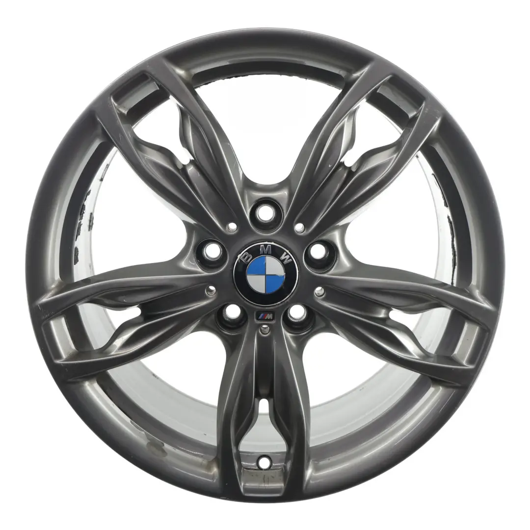 BMW F20 F21 F22 F23 Gris Férrico Llanta aleación 18" M Doble Radio 436 ET:52 8J - SKU 7845871-6 - Número de pieza 7845871