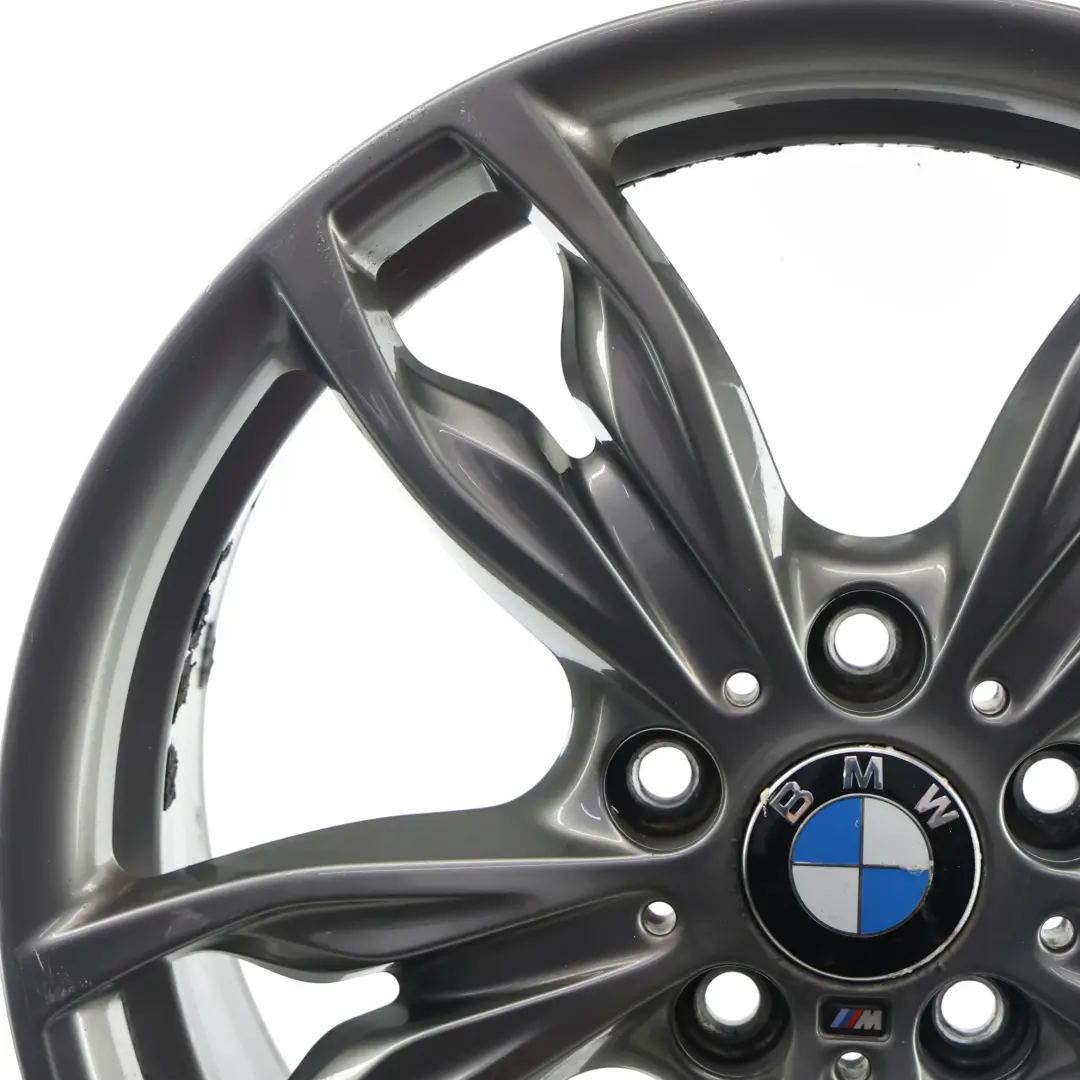 BMW F20 F21 F22 F23 Cerchio lega grigio ferrico 18" M Doppie razze 436 ET:52 8J - SKU 7845871-6 - Numero di parte 7845871