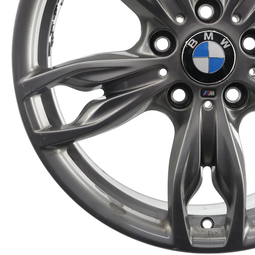Cerchio lega grigio ferrico 18" M Doppie razze 436 ET:52 8J per BMW F20 F21 F22 F23 con numero di parte 7845871 BMW F20 F21 F22 F23 Cerchio lega grigio ferrico 18" M Doppie razze 436 ET:52 8J - SKU 7845871-6 - Numero di parte 7845871
