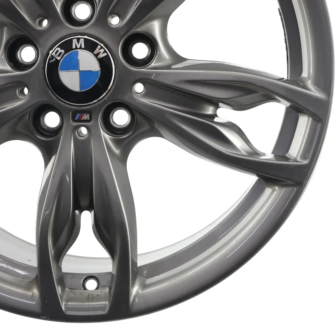 BMW F20 F21 F22 F23 Szara Felga aluminiowa 18" M Double Spoke 436 ET:52 8J - SKU 7845871-6 - Numer Części 7845871