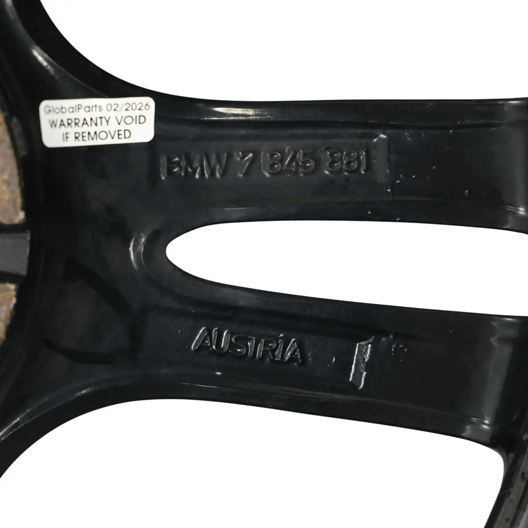 BMW F30 F31 F32 Hinter Rad Alufelge 18" 8,5J ET:47 M Sternspeiche 400 - SKU 7845881-5 - Teilenummer 7845881