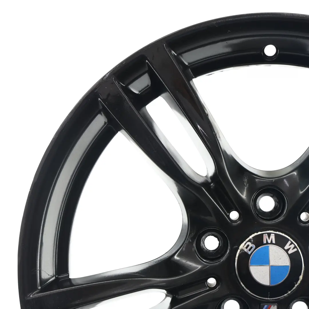 BMW F30 F31 Llanta aleación negra trasera 18" 8,5J ET:47 M Star Spoke 400 - SKU 7845881-8 - Número de pieza 7845881
