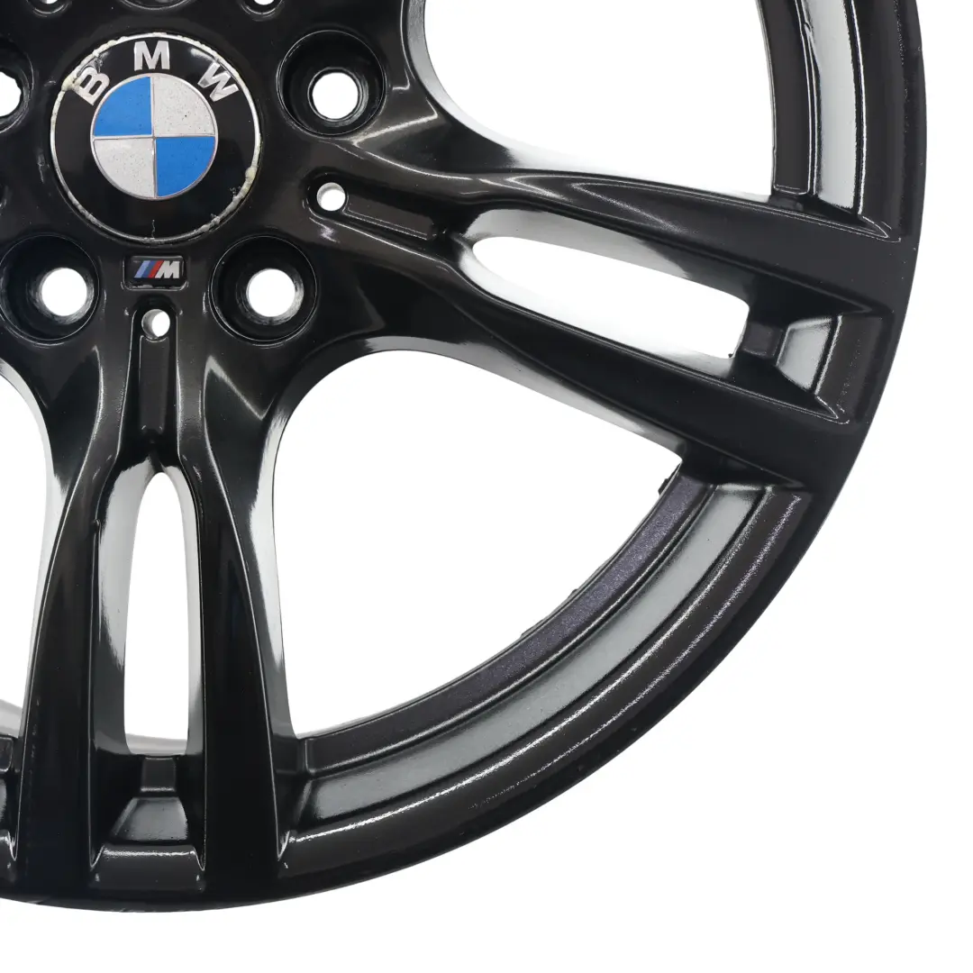 Cerchio In Lega Posteriore Nero 18" 8,5J Et:47 M Star Spoke per BMW F30 F31 con numero di parte 7845881 BMW F30 F31 Cerchio In Lega Posteriore Nero 18" 8,5J Et:47 M Star Spoke - SKU 7845881-8 - Numero di parte 7845881