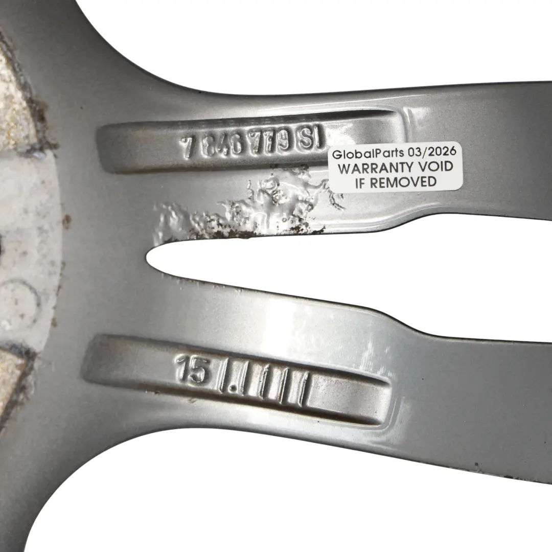 BMW F30 F31 F32 Jante Alliage Arrière 18" 8,5J ET:47 M Double Rayon 441 - SKU 7846779-4 - Numéro de pièce 7846779