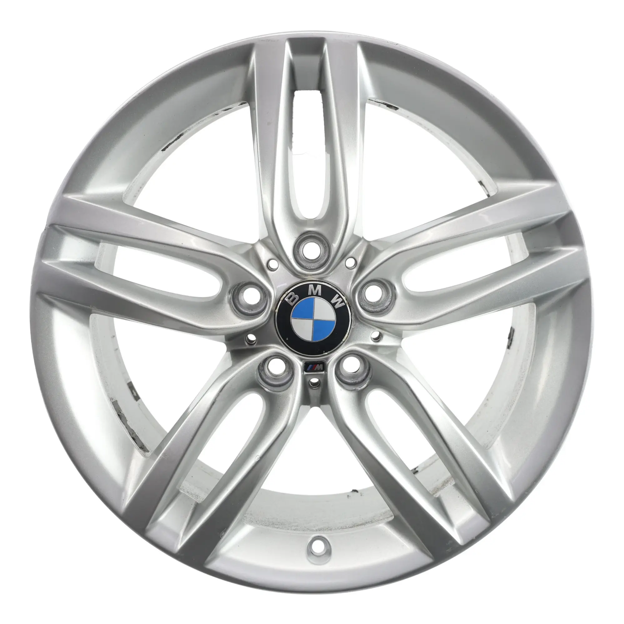 BMW F20 F21 Cerchio in lega argento 18" 7,5J ET:45 M Doppie razze 461 7846784