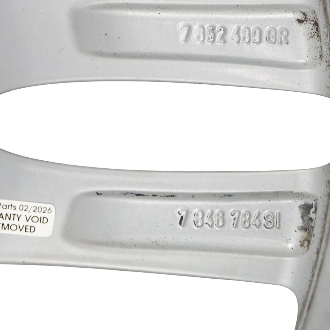 BMW F20 F21 Silberne Leichtmetall felge 18" 7,5J ET:45 M Doppelspeiche - SKU 7846784-1 - Teilenummer 7846784