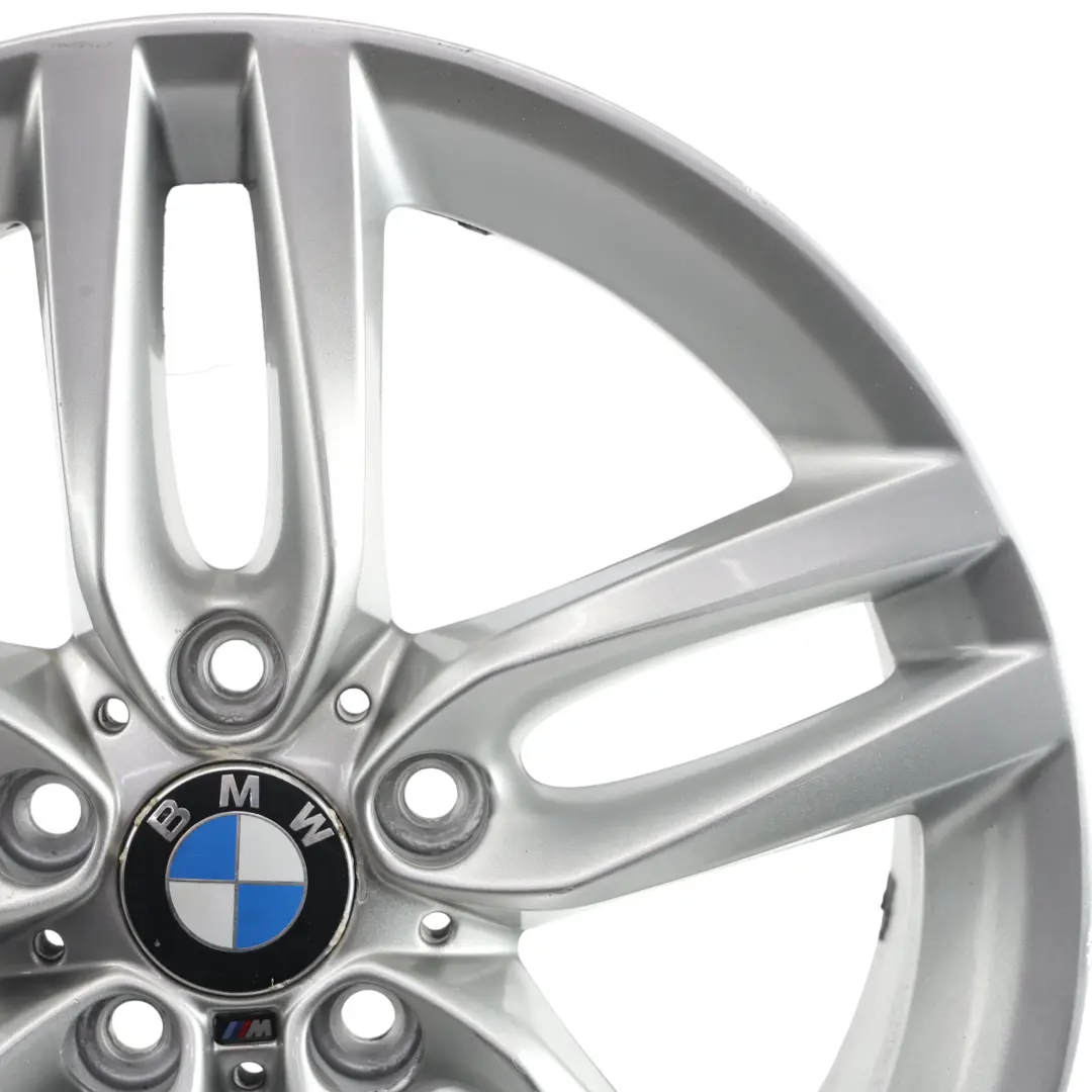 Llanta de aleación plateada BMW F20 F21 18" 7,5J ET:45 M Doble radio 461 para con número de pieza 7846784 Llanta de aleación plateada BMW F20 F21 18" 7,5J ET:45 M Doble radio 461 - SKU 7846784-1 - Número de pieza 7846784