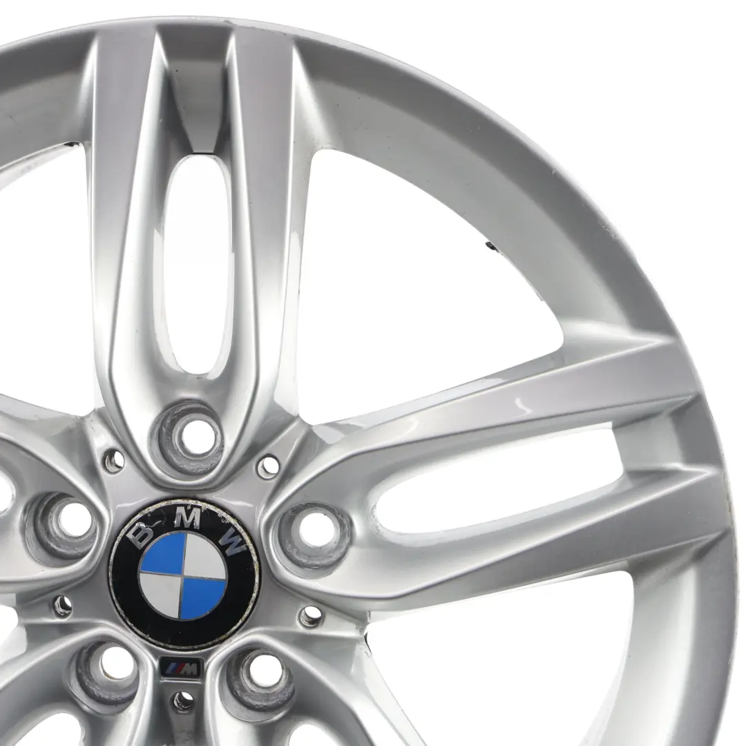 BMW F20 F21 Srebrna Felga Aluminiowa 18" 7,5J ET:45 M Double 461 - SKU 7846784-2 - Numer Części 7846784