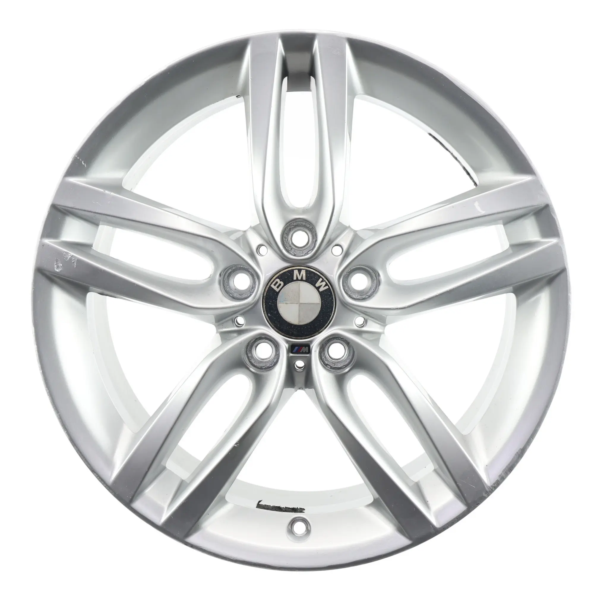 BMW F20 F21 Silver Alloy Wheel Rim 18" 7,5J ET:45 M Double Spoke 461 7846784