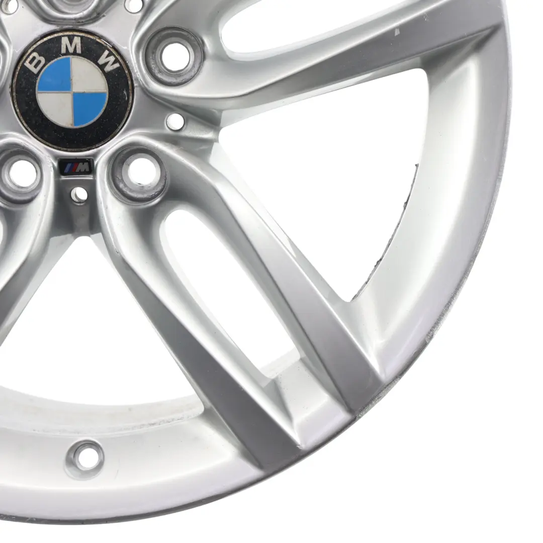 BMW F20 F21 Rear Silver Alloy Wheel Rim 18" 8J ET:52 M Double Spoke 461 - SKU 7846785-1 - Part number 7846785