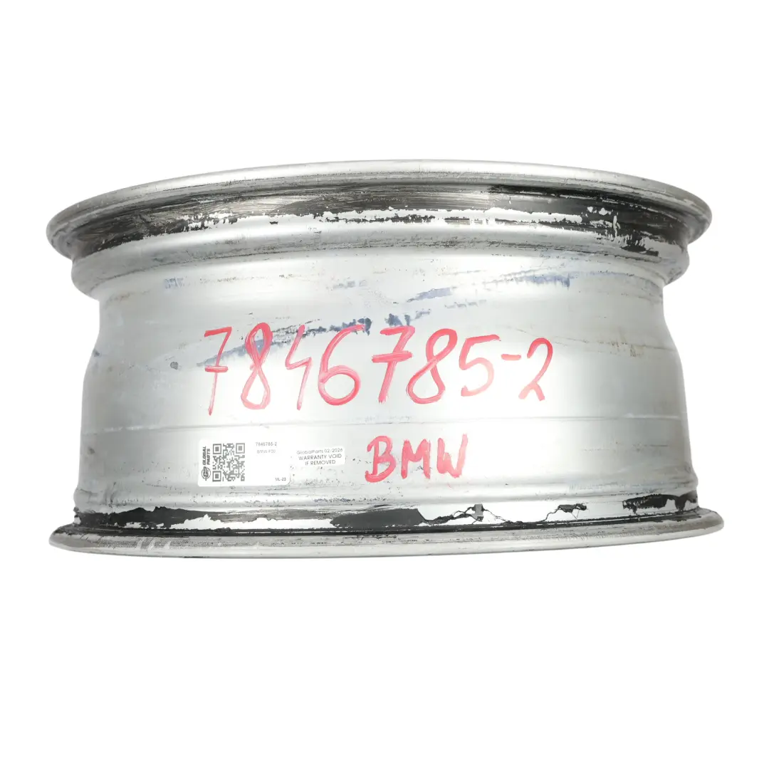 BMW F20 F21 Rear Silver Alloy Wheel Rim 18" ET:52 8J M Double Spoke 461 - SKU 7846785-2 - Part number 7846785