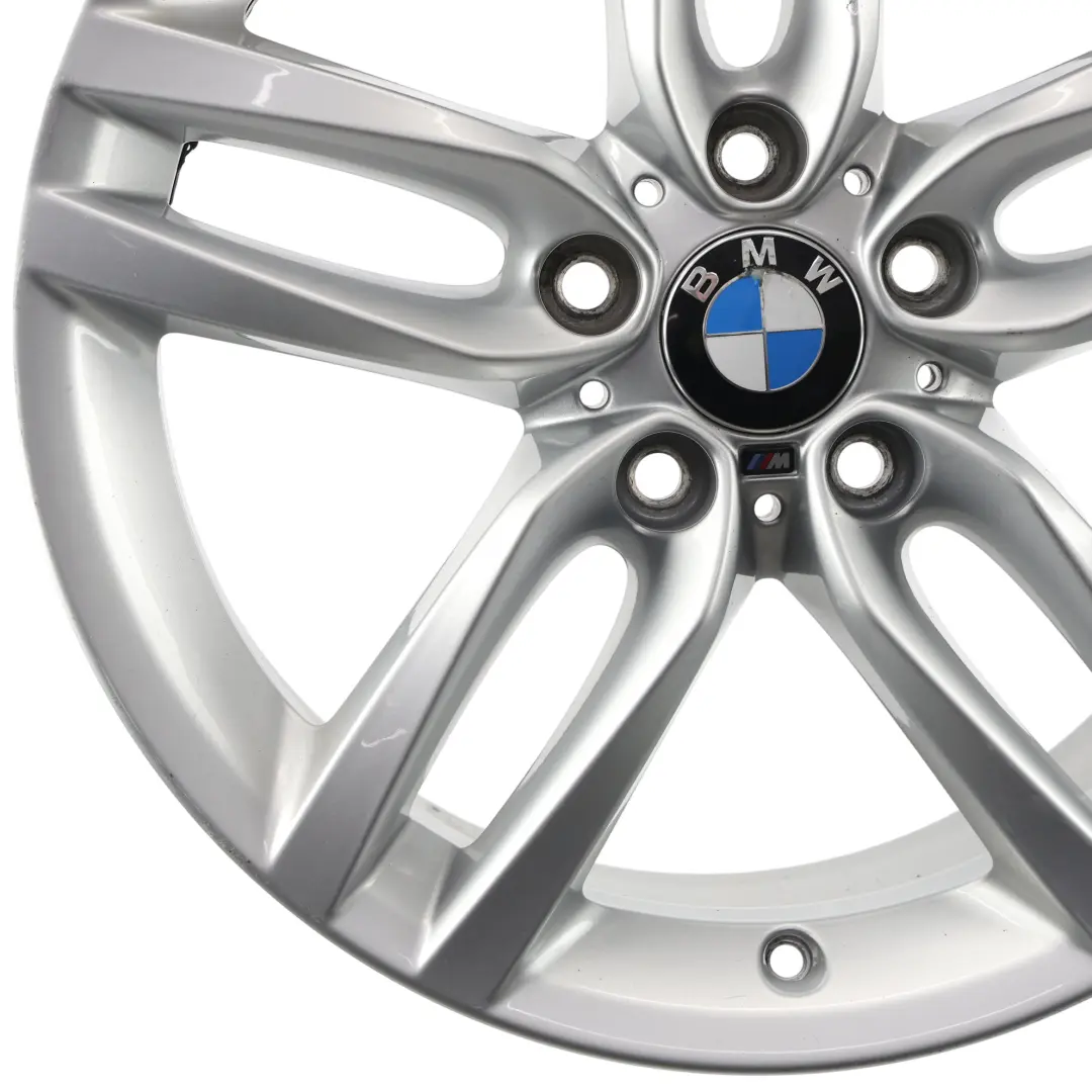 BMW F20 F21 llanta trasera aleación plata 18 "ET:52 8J M doble radio 461 - SKU 7846785-2 - Número de pieza 7846785