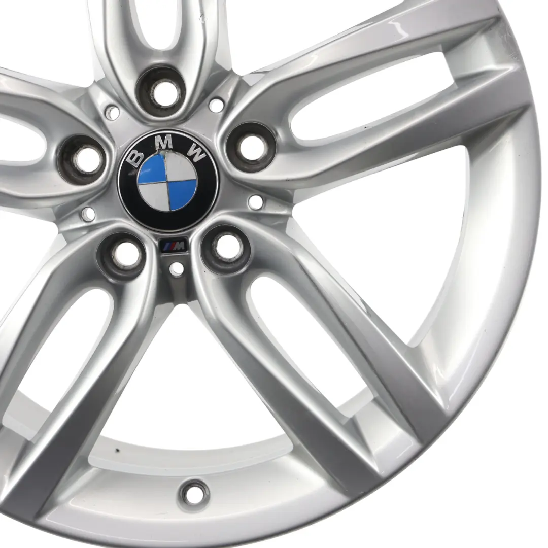 BMW F20 F21 Rear Silver Alloy Wheel Rim 18" ET:52 8J M Double Spoke 461 - SKU 7846785-2 - Part number 7846785